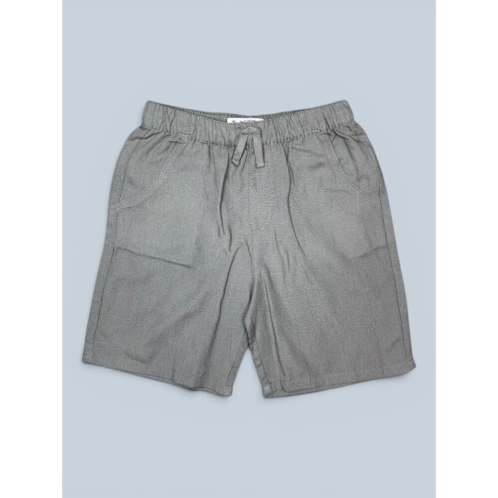 Original Penguin Boys Gray Green Drawstring Shorts Size 7 Casual Summer - Picture 1 of 3